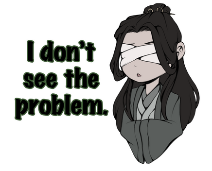 I don&#39;t see the problem (original character, sticker design)