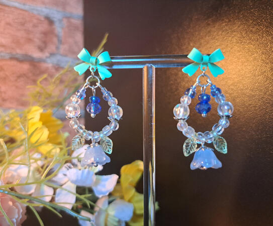 Flower Wreath - Blue